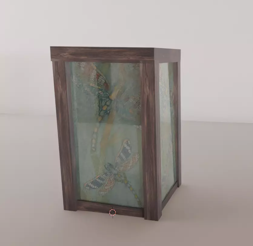 Lantern Free low-poly 3D model