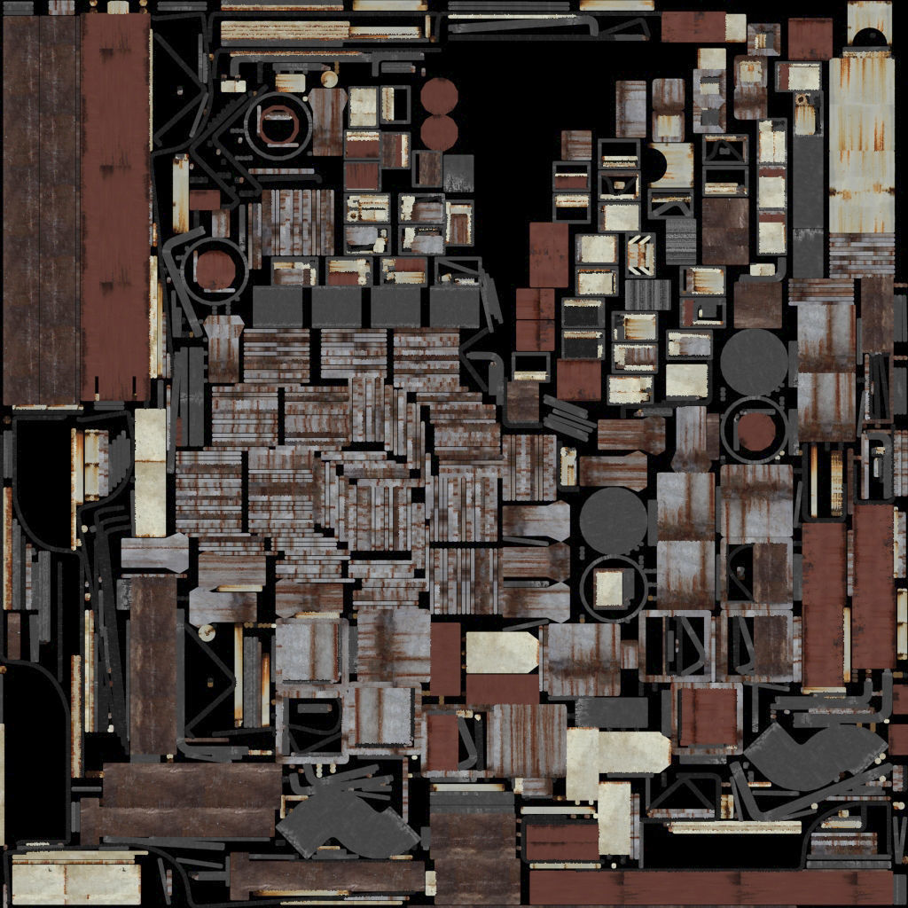 3D Exterior Office Scene 3dsmax 3D model_3