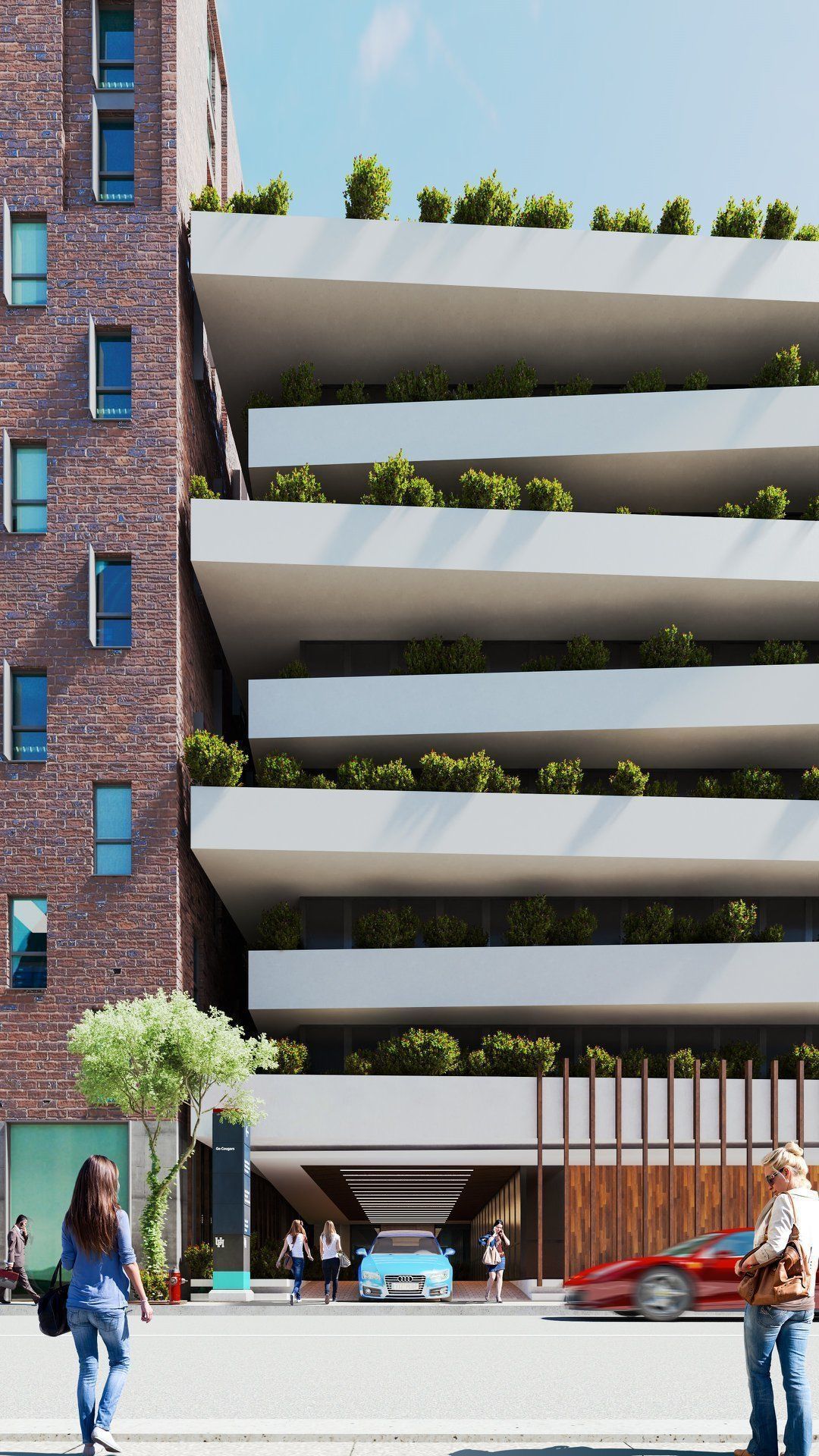 3D Exterior Office Scene 3dsmax 3D model_2