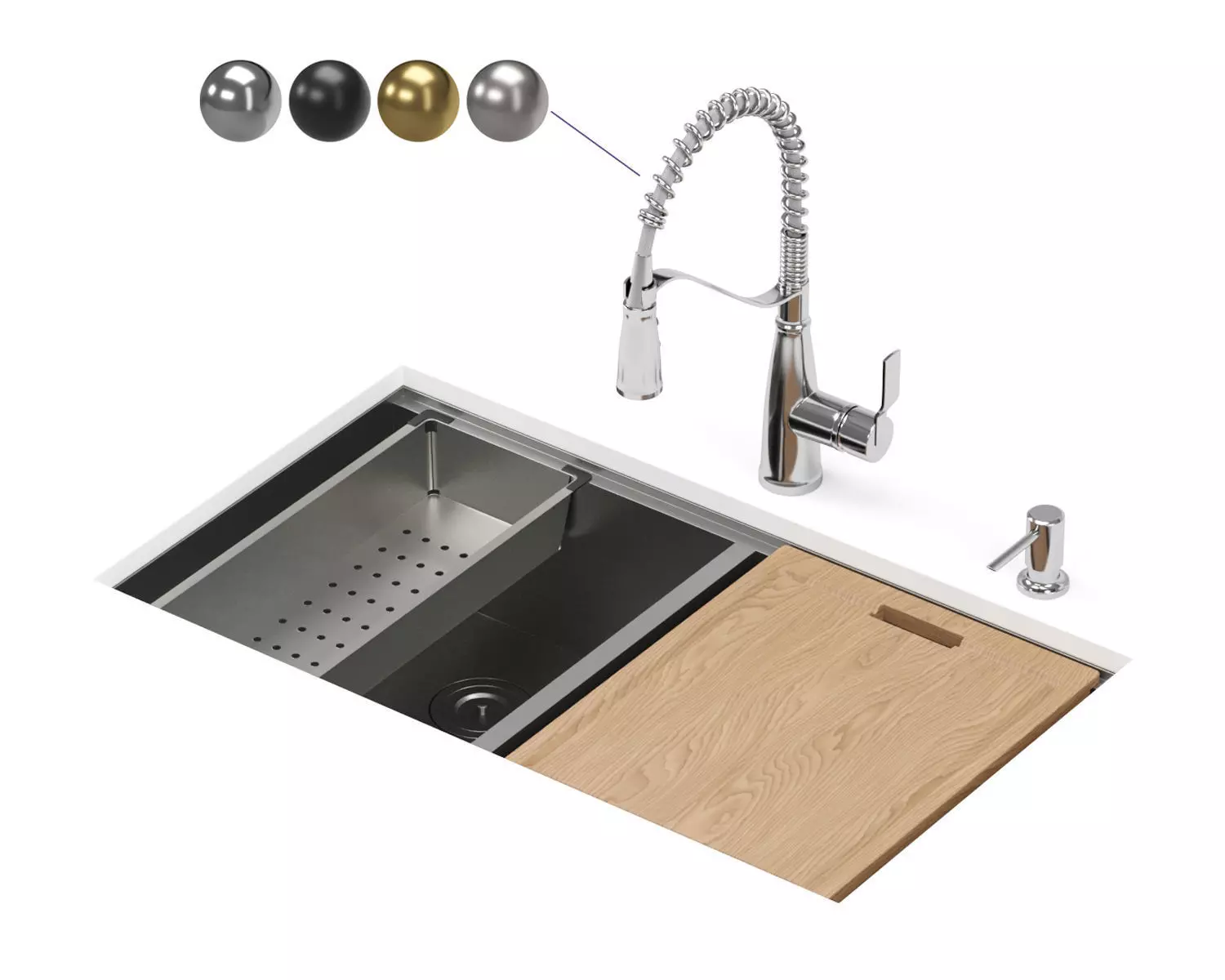 MOEN kitchen sink GS182040BUX 3D model