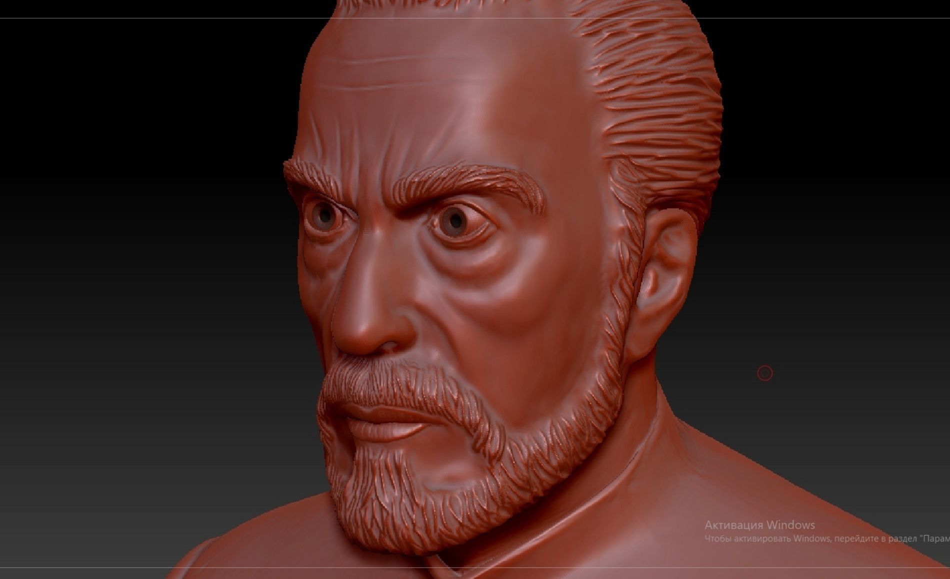Count Dooku bust from Star Wars 3D print model_2