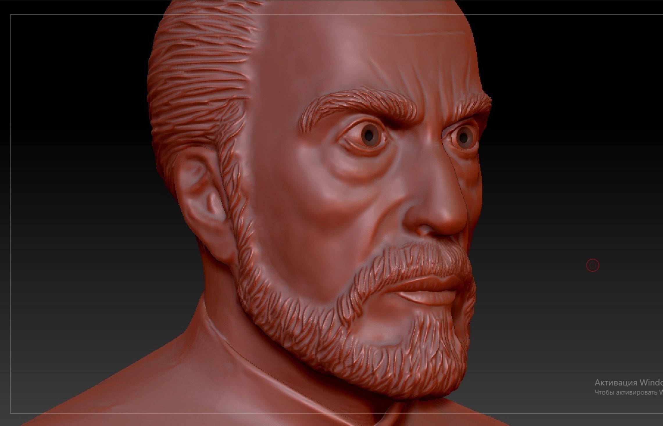 Count Dooku bust from Star Wars 3D print model_1