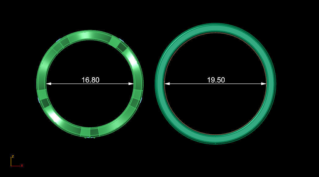 Wedding bands 48 3D print model_4