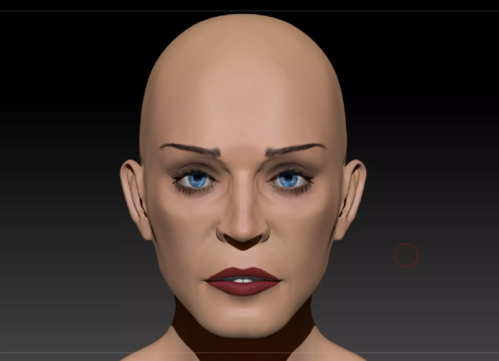 Singer Madonna head 3D print model_0