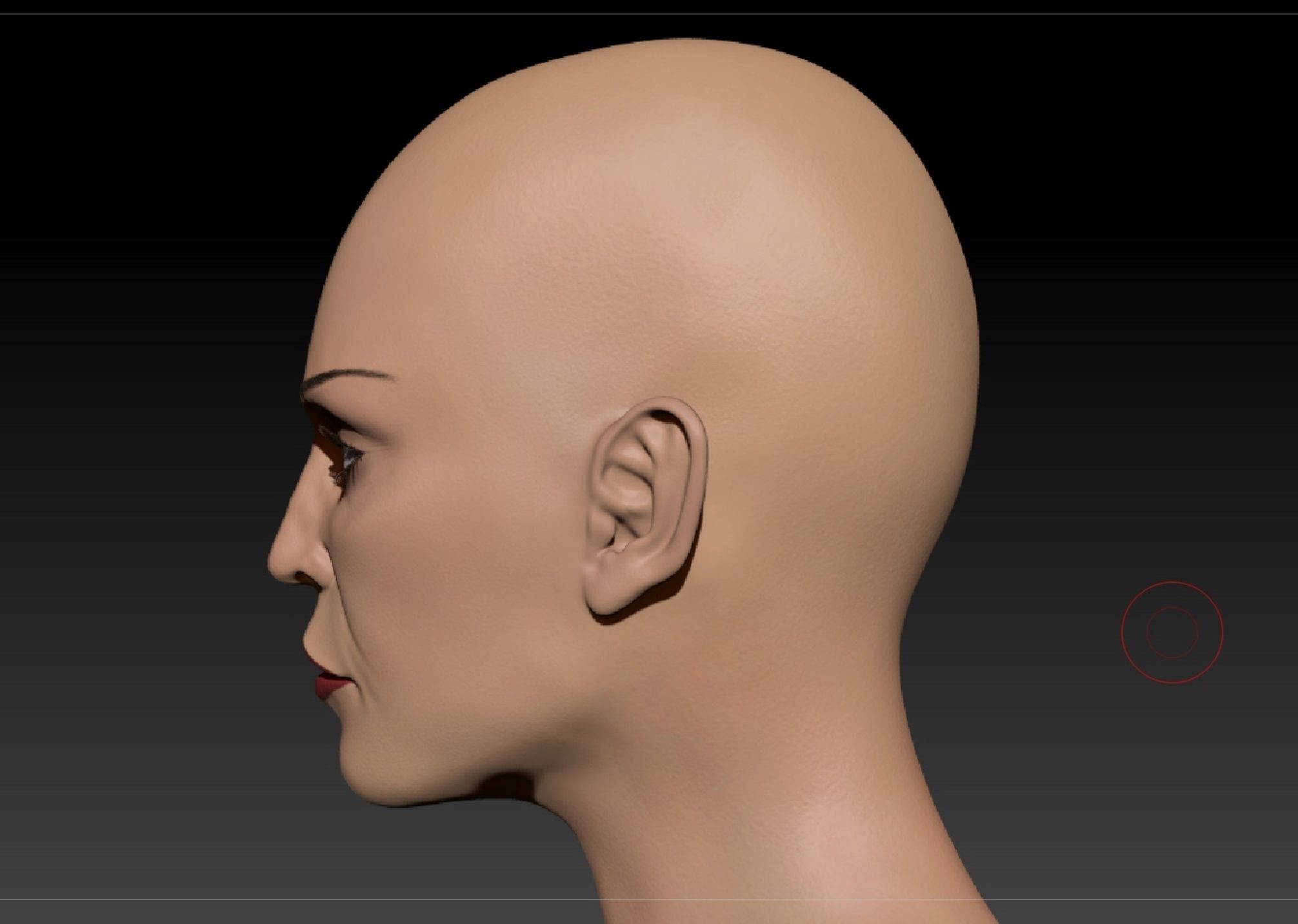 Singer Madonna head 3D print model_2