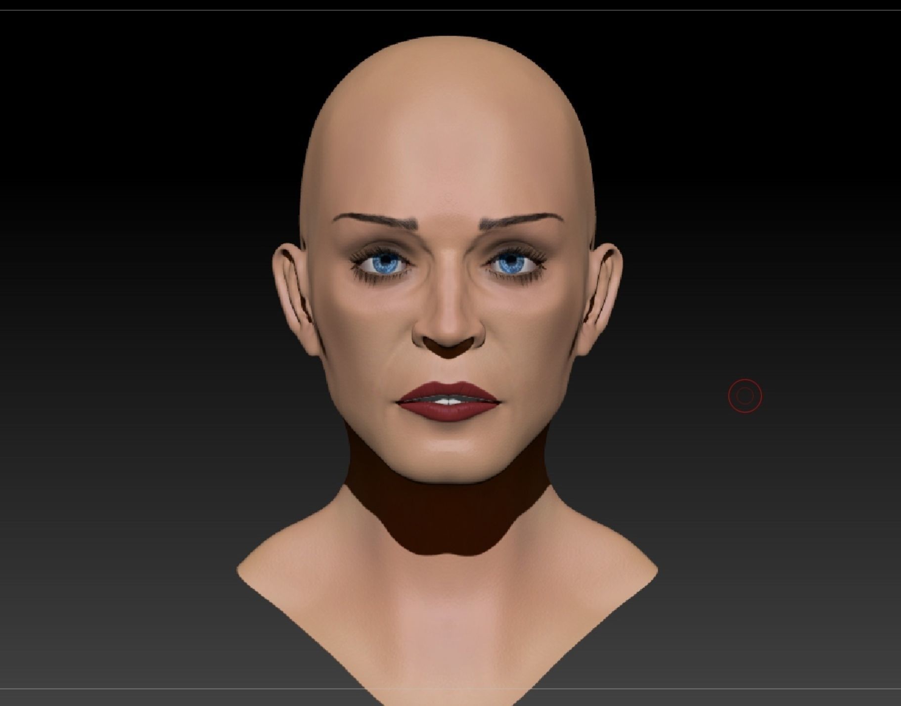 Singer Madonna head 3D print model_3