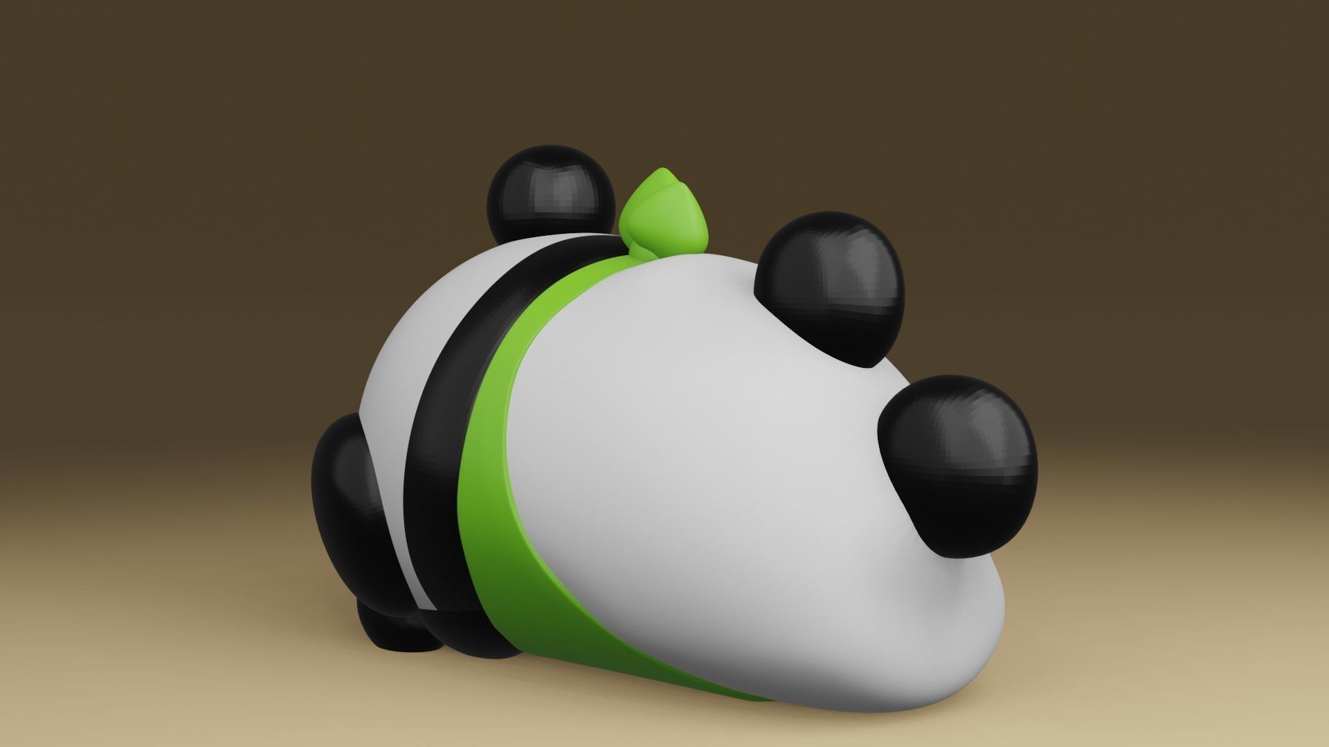 panda 3D print model_10