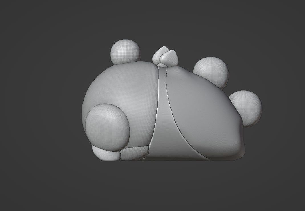 panda 3D print model_4