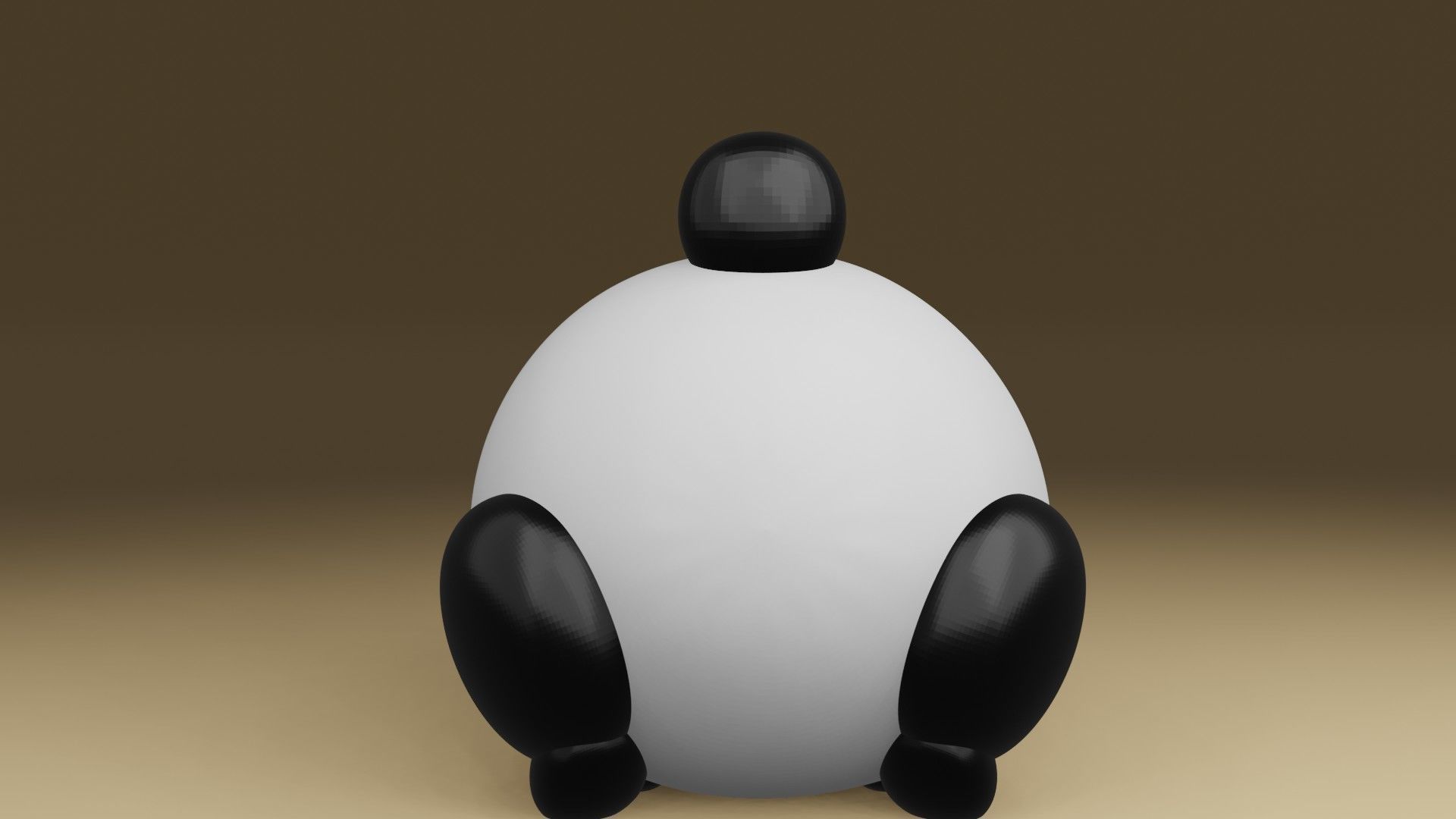 panda 3D print model_13