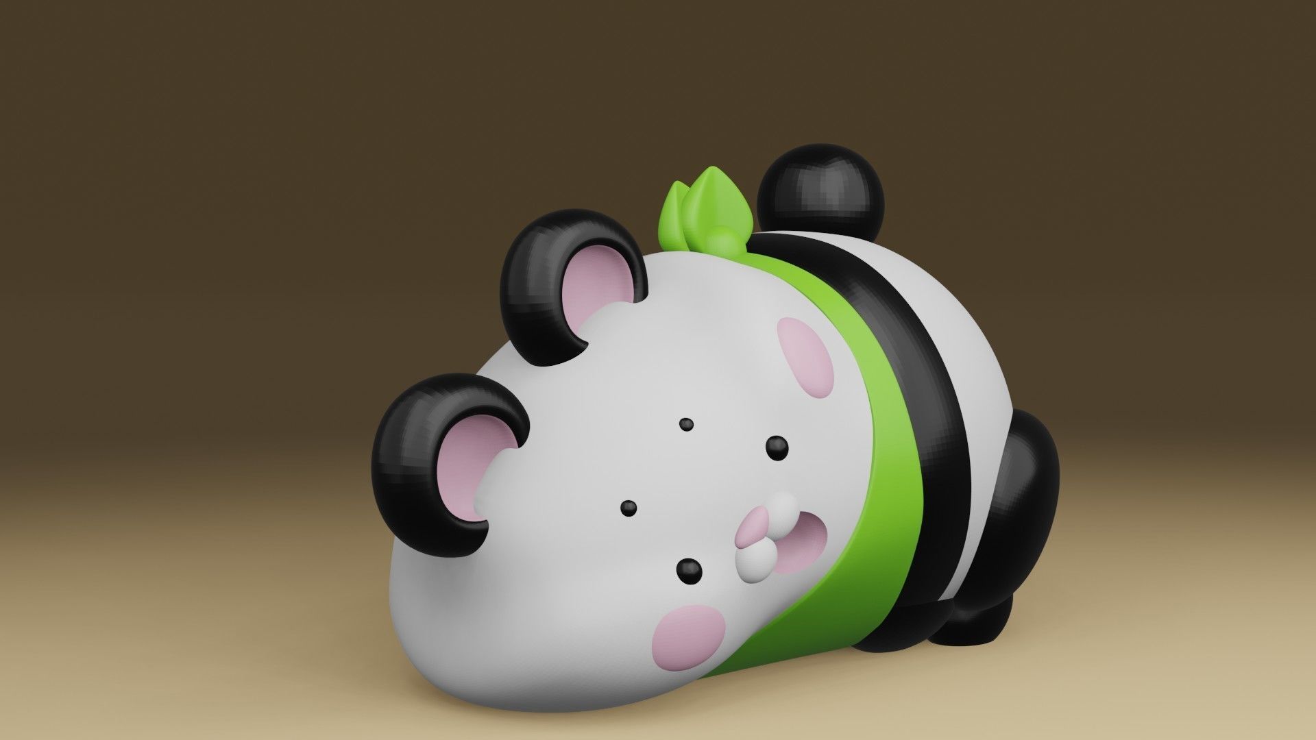 panda 3D print model_8