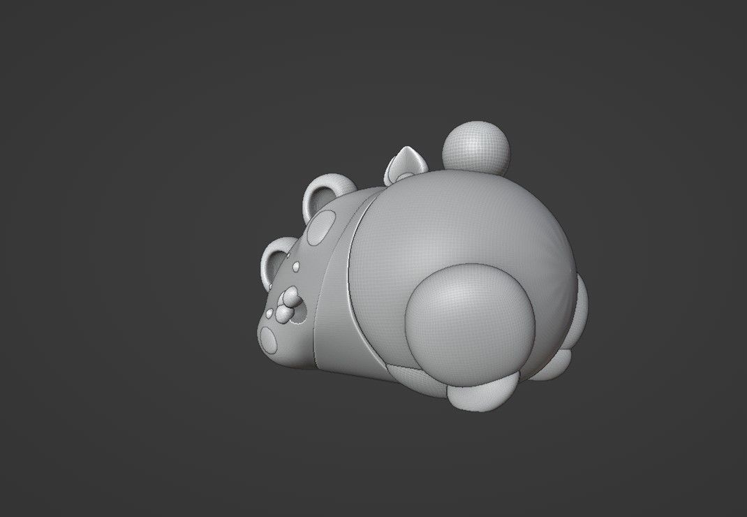 panda 3D print model_6