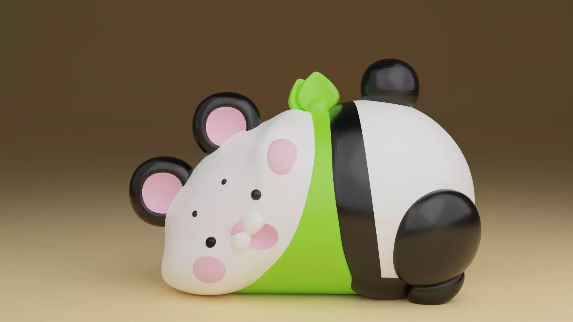 panda 3D print model_0