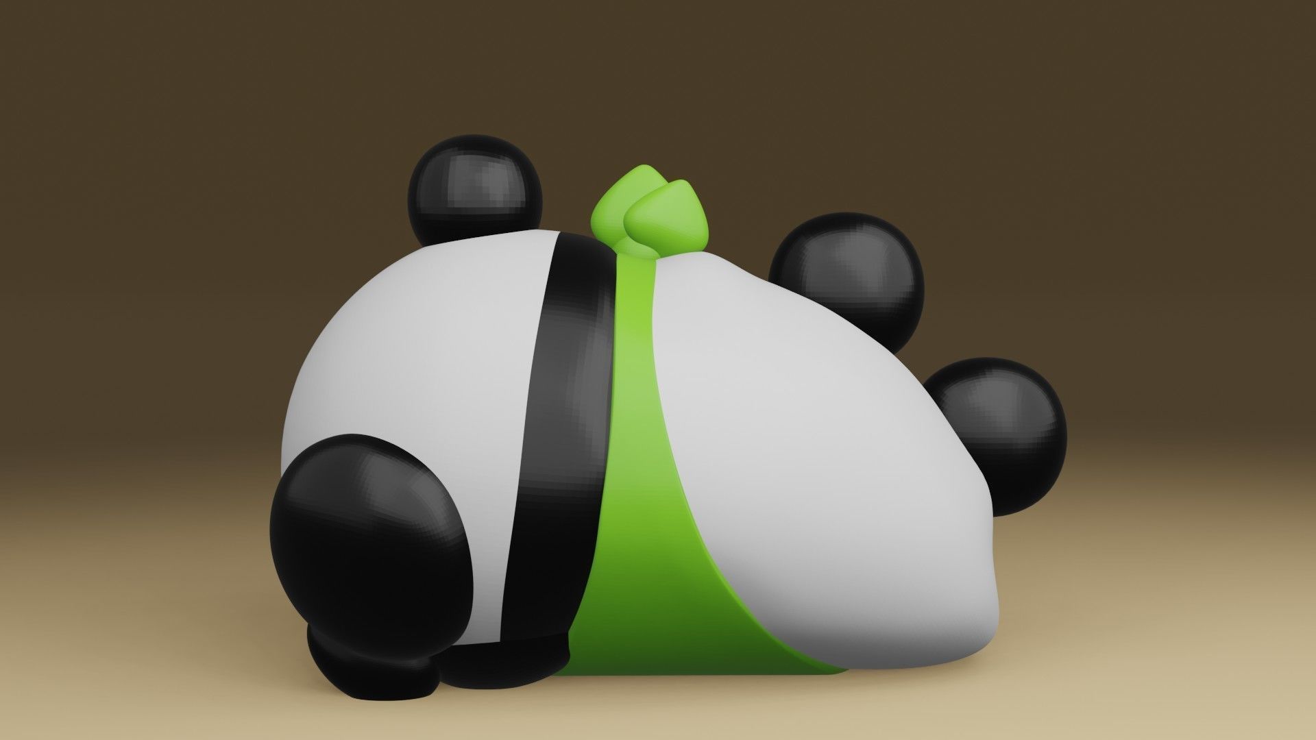 panda 3D print model_11