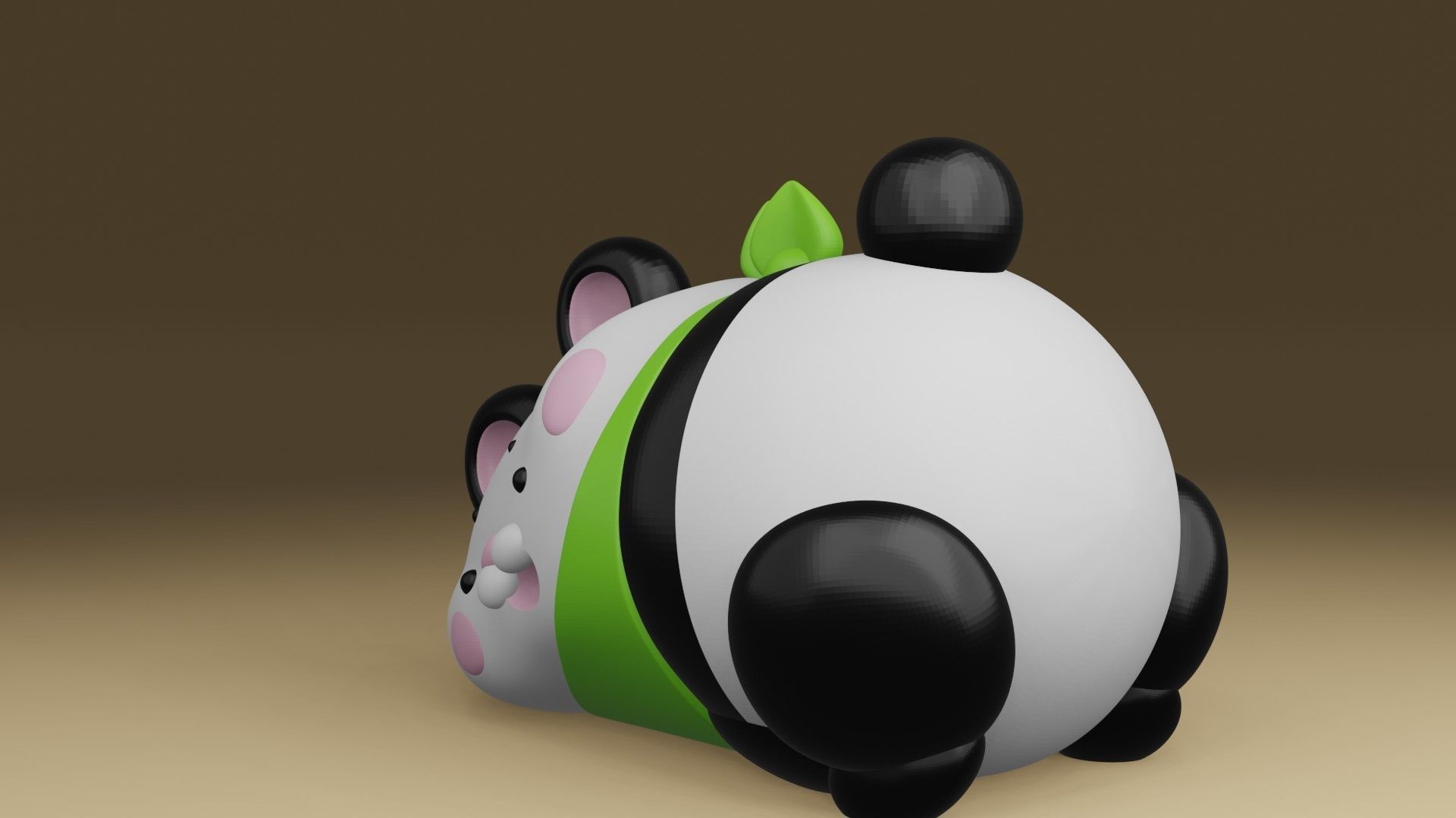 panda 3D print model_14