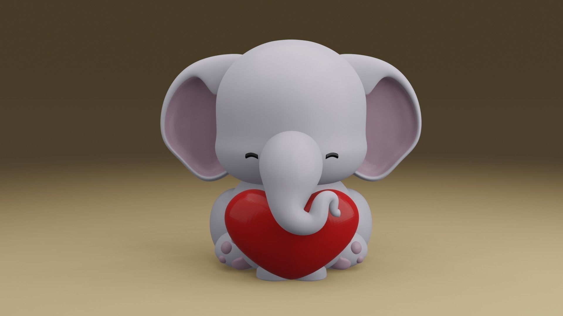 elephant 3D print model_7