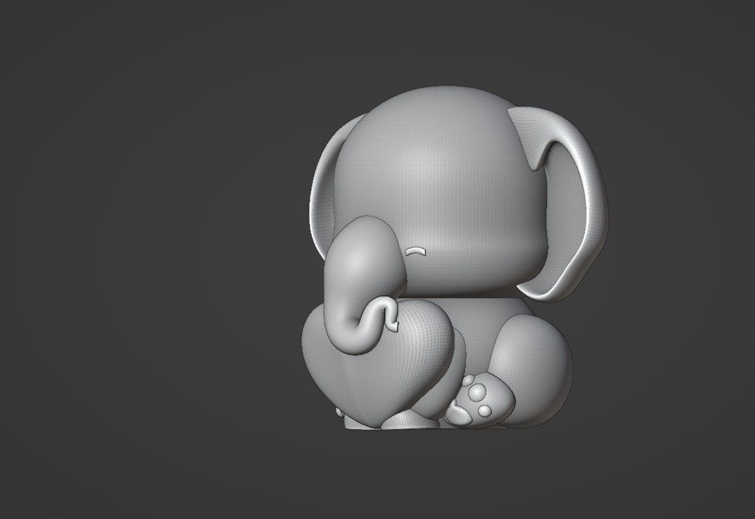 elephant 3D print model_6