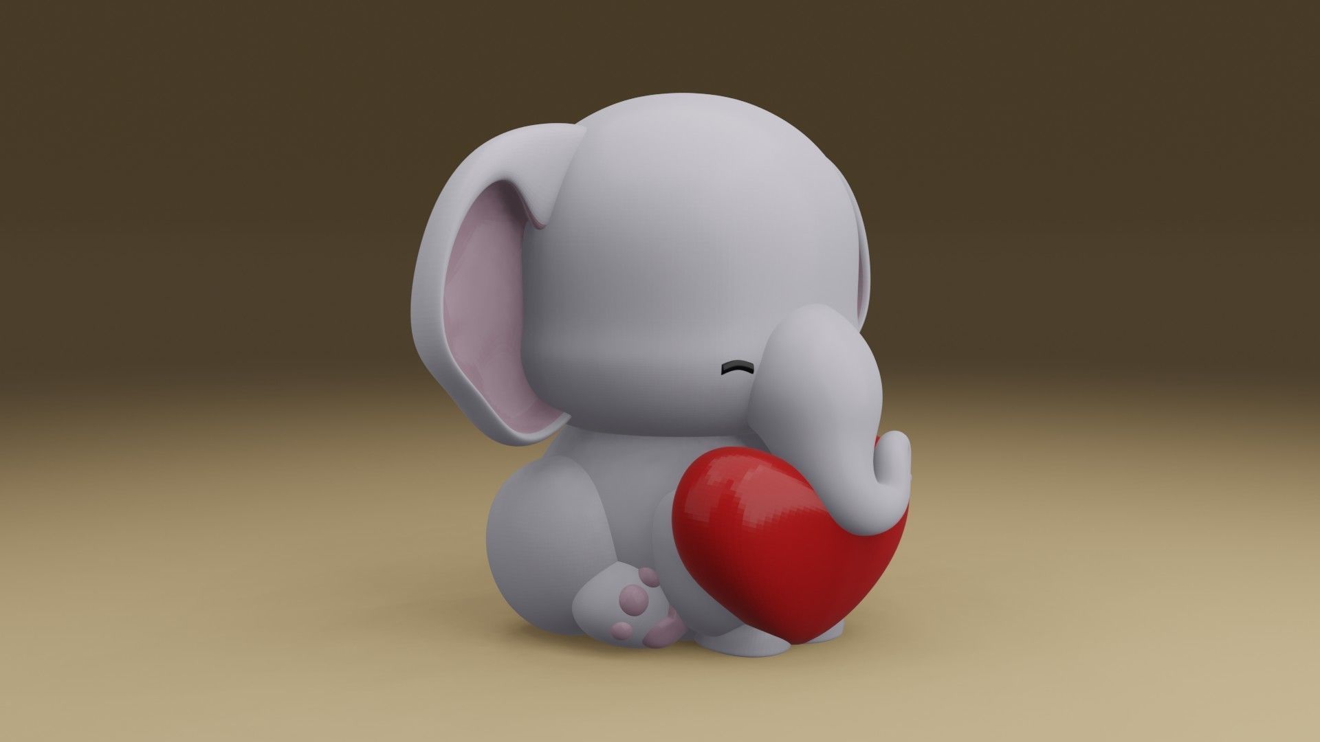 elephant 3D print model_8