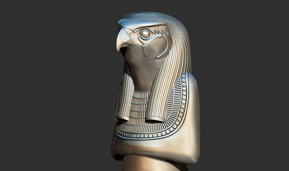 Statuette of Geb from Tutankhamen 3D Printable model 3D print model_1