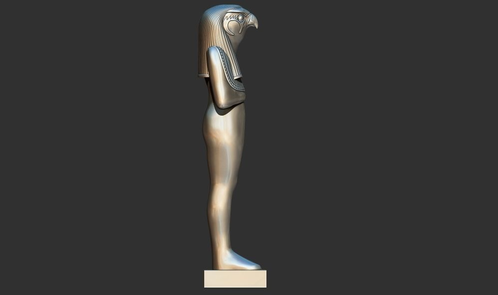 Statuette of Geb from Tutankhamen 3D Printable model 3D print model_7