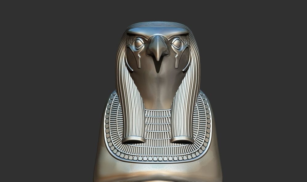 Statuette of Geb from Tutankhamen 3D Printable model 3D print model_9