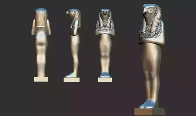 Statuette of Geb  from Tutankhamen 3D Printable model 3D print model