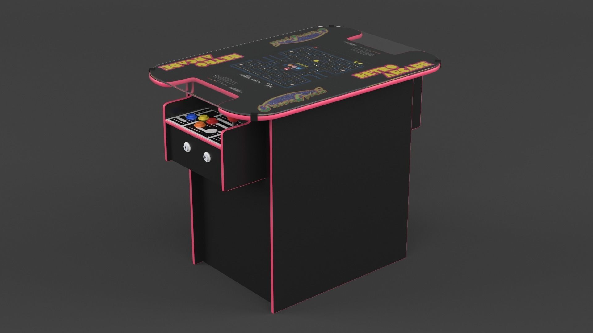 Arcade Machine 3D model_2