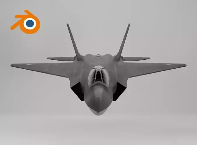 Fighter jet F35 - Multirole combat aircraft 3D model