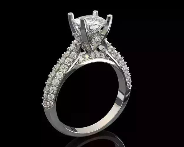 Women diamond ring Style Luxury Diamond R022