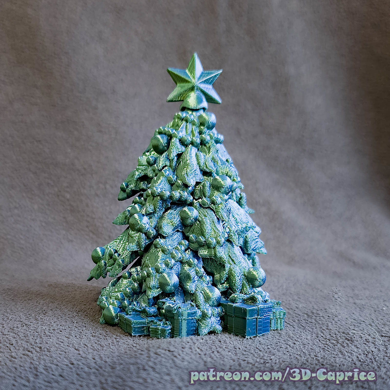 Flexy Christmas tree Free 3D print model_2
