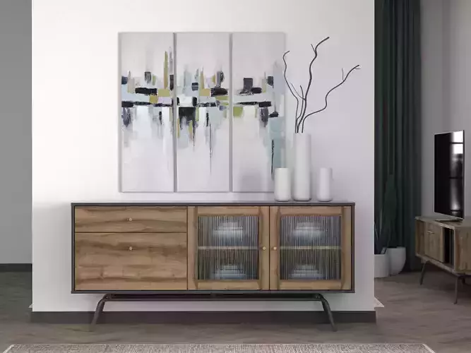 Blue Sideboard