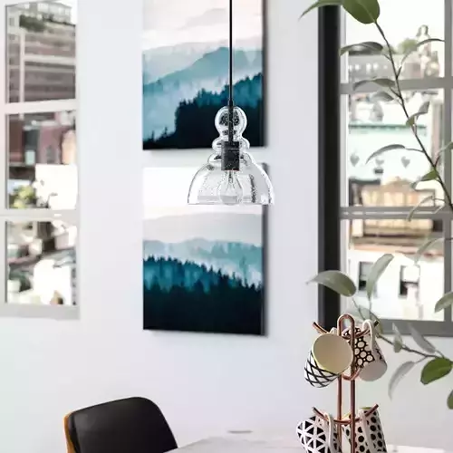 Dynesha Light Single Bell Pendant Free 3D model