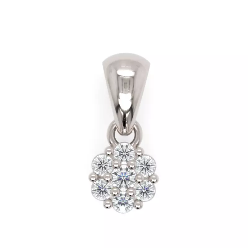 Diamond Pendant 3D-Printable Ornamental Jewelry Design 3D print model_0