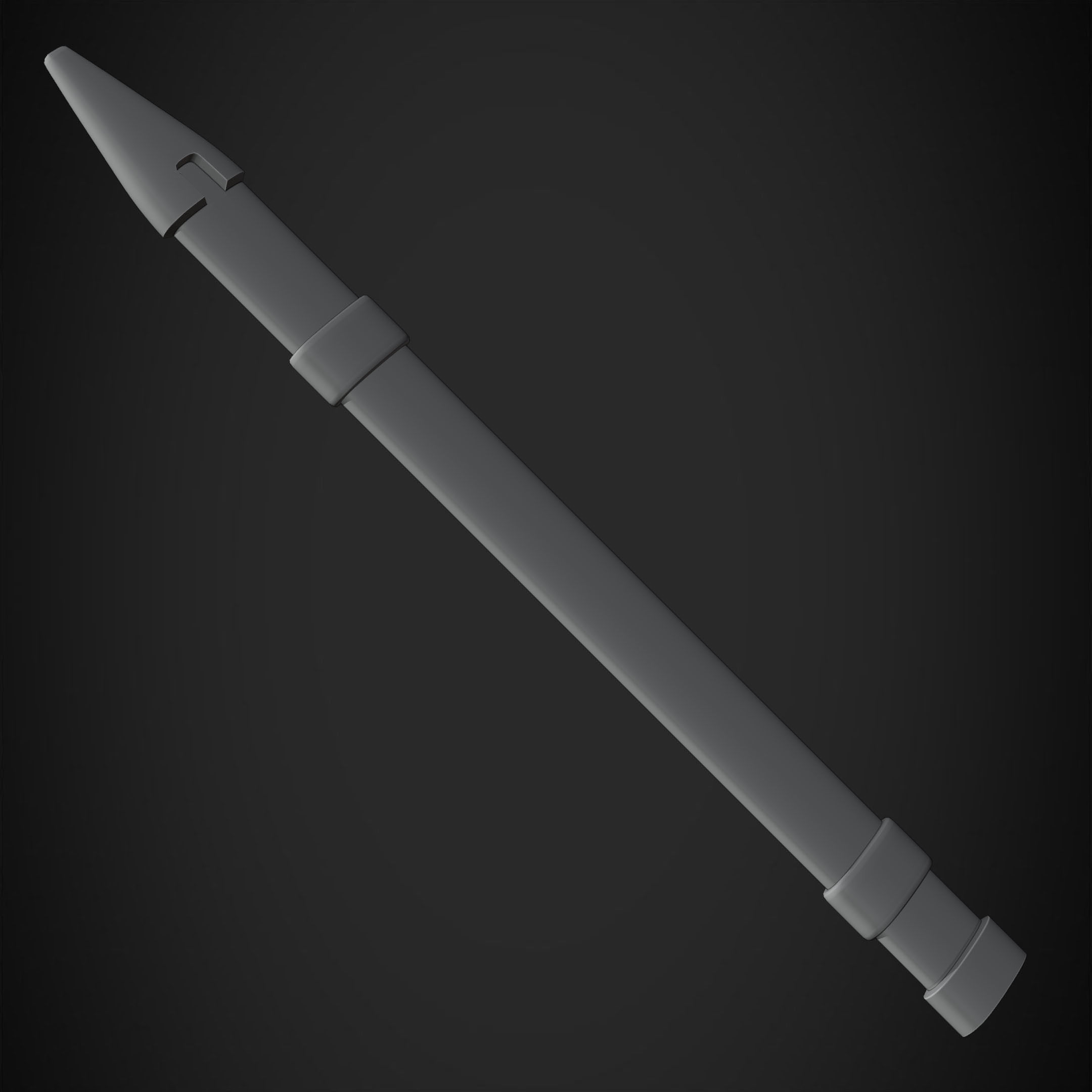 Dragon Ball Trunks Sword and Scabbard for Cosplay 3D Model Collection_32