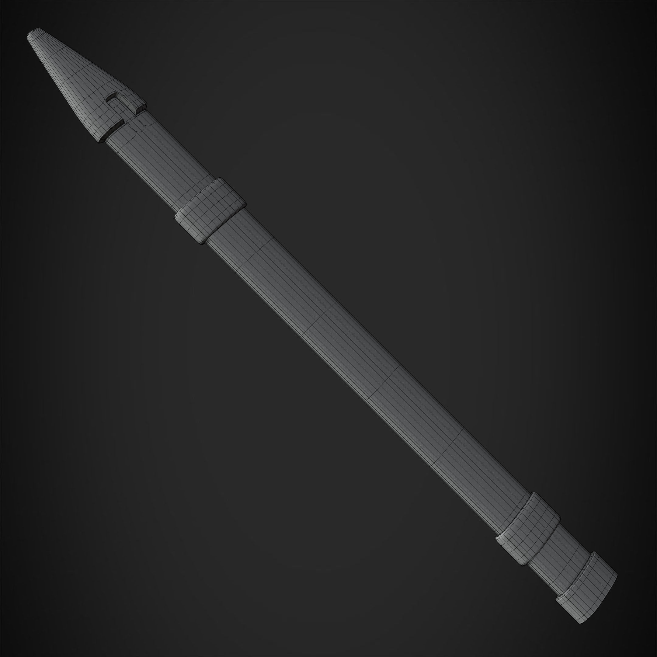 Dragon Ball Trunks Sword and Scabbard for Cosplay 3D Model Collection_31