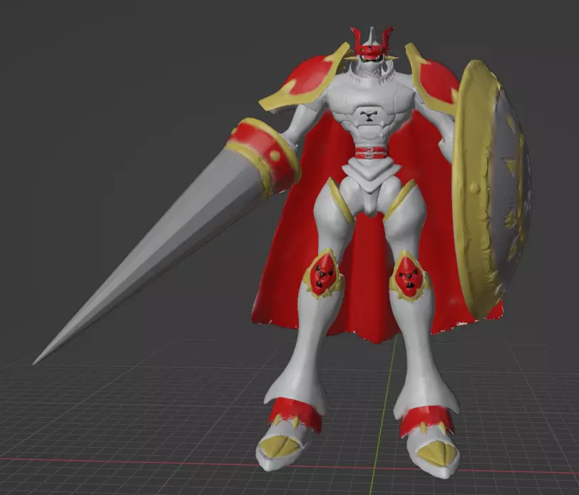 gallantmon 3D print model_0
