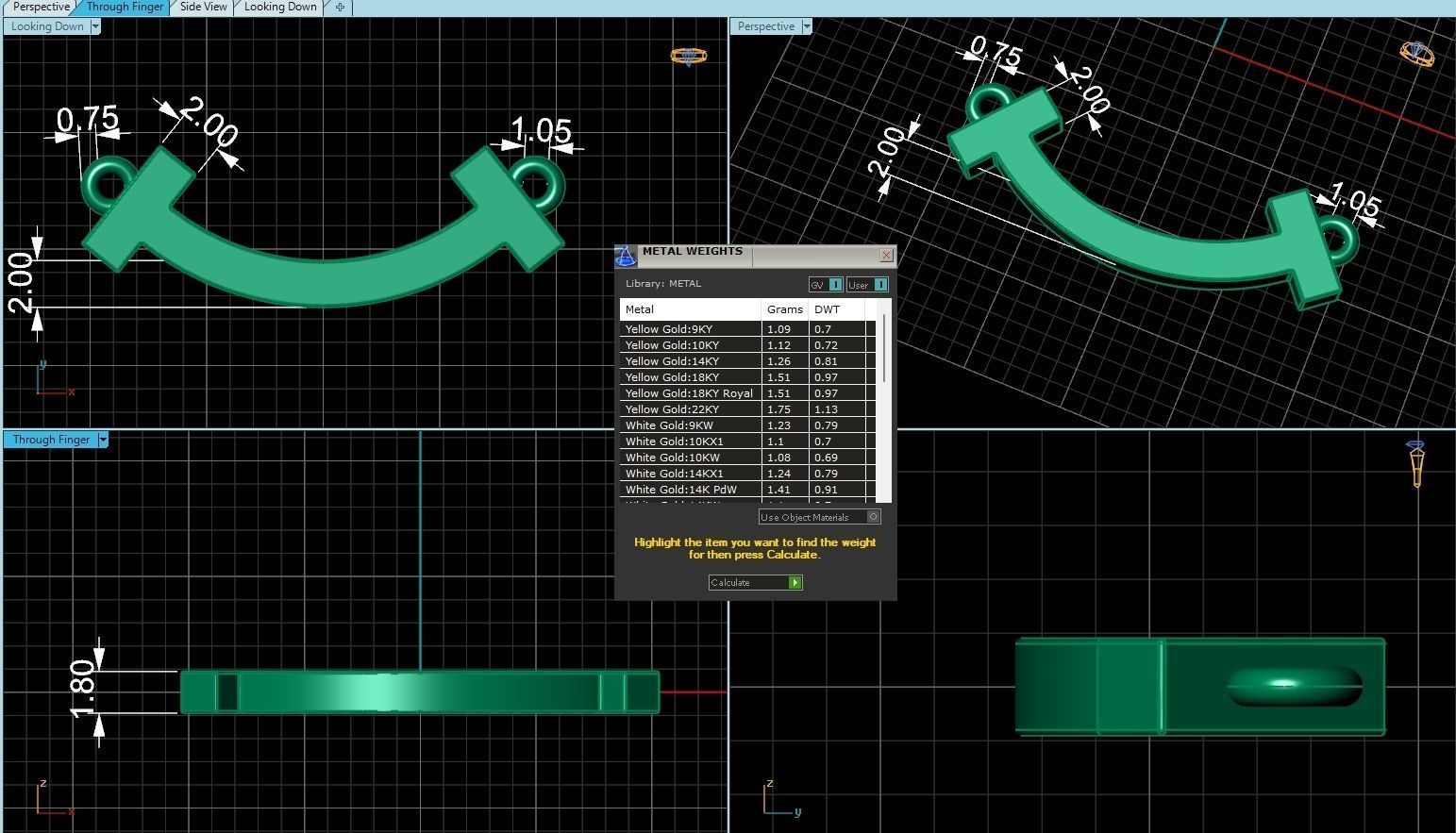 Smile Pendant T 3D print model_5