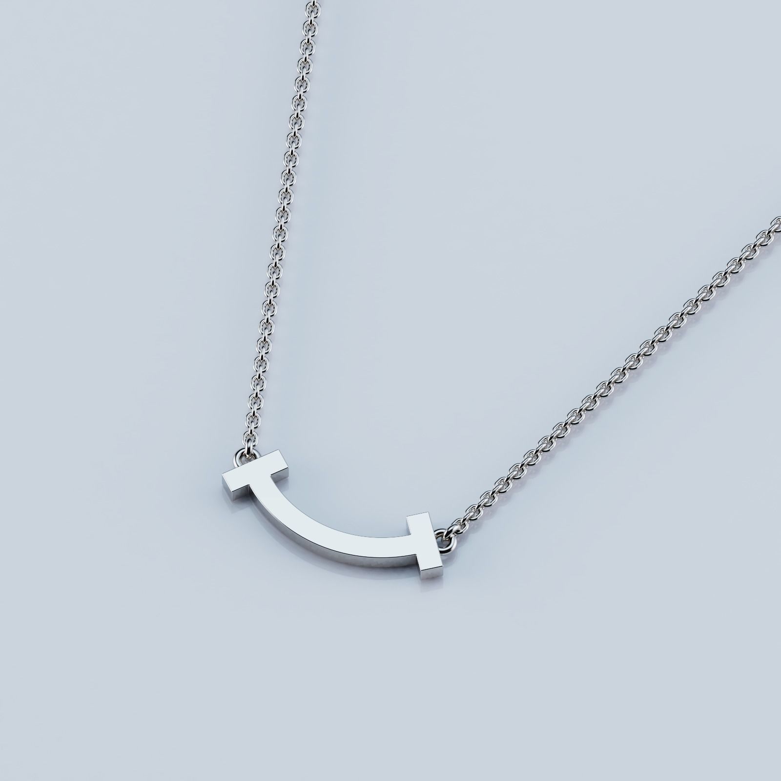 Smile Pendant T 3D print model_1