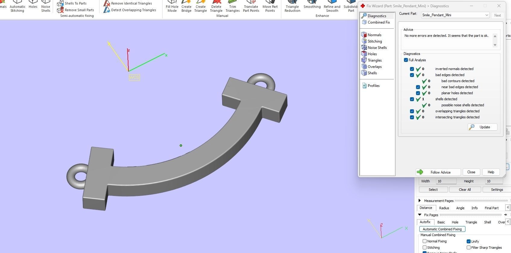 Smile Pendant T 3D print model_10