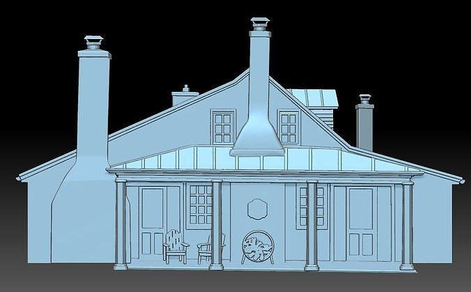 House 3D print model