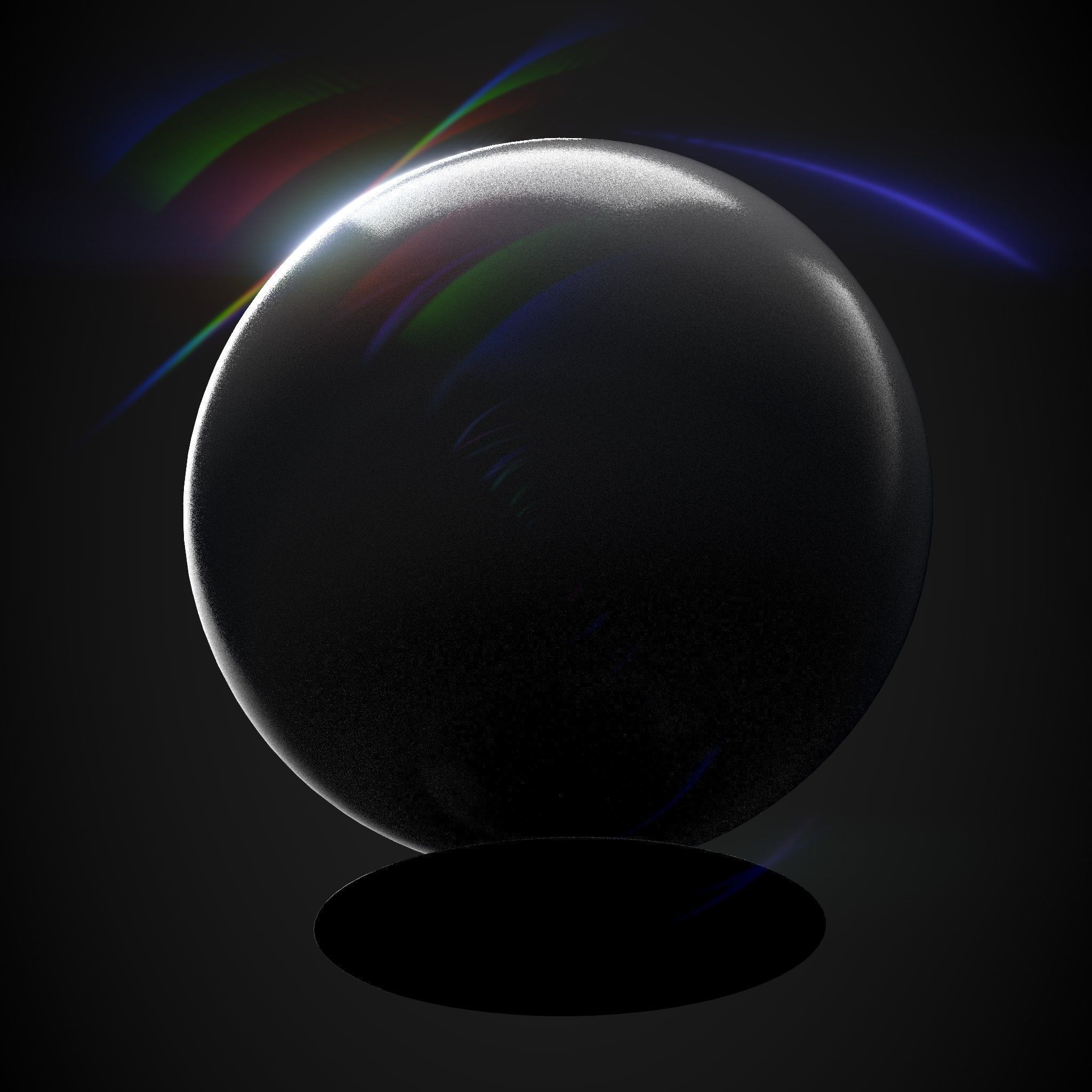 Balloon Chair Low-poly 3D model_2