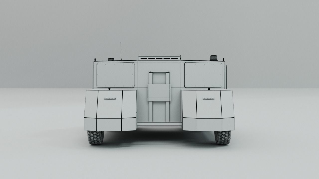 Electric Maneuver-Shunting Vehicle - Railway and Road 3D model_5