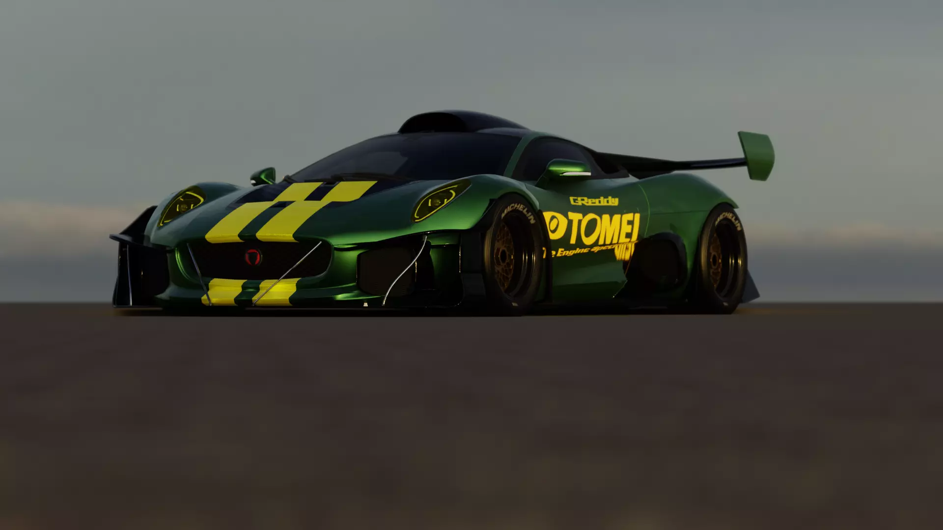CX-75 PIKES PEAK 3D model