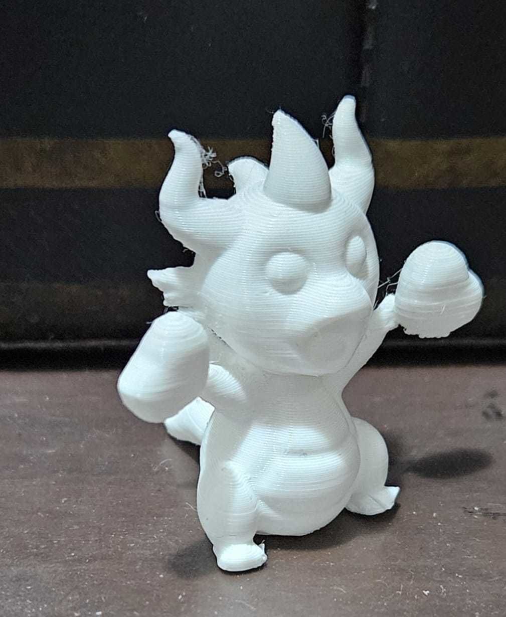 Dragon Two Hearts 3D print model_11