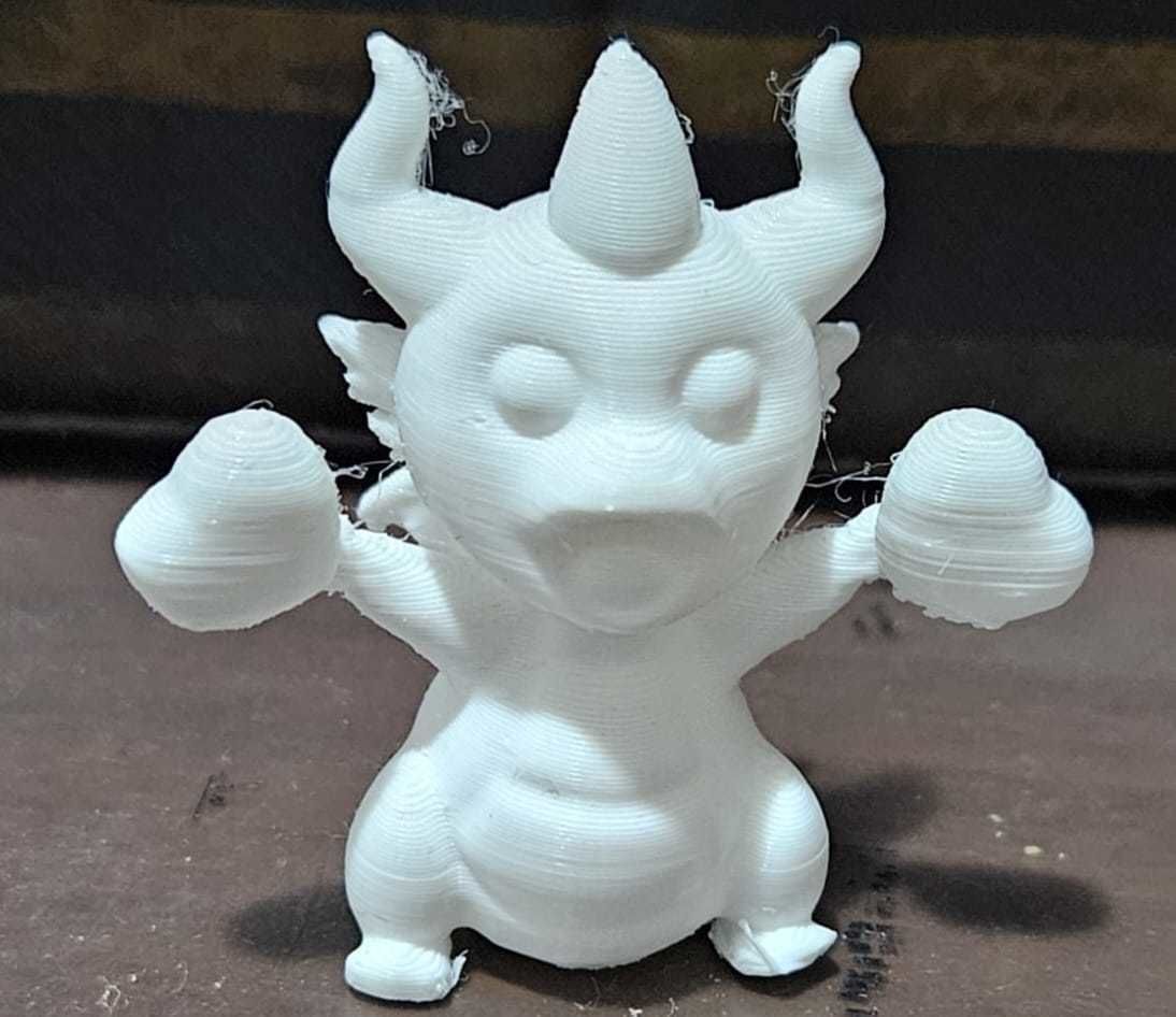 Dragon Two Hearts 3D print model_4