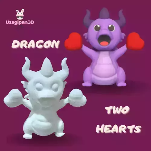 Dragon Two Hearts