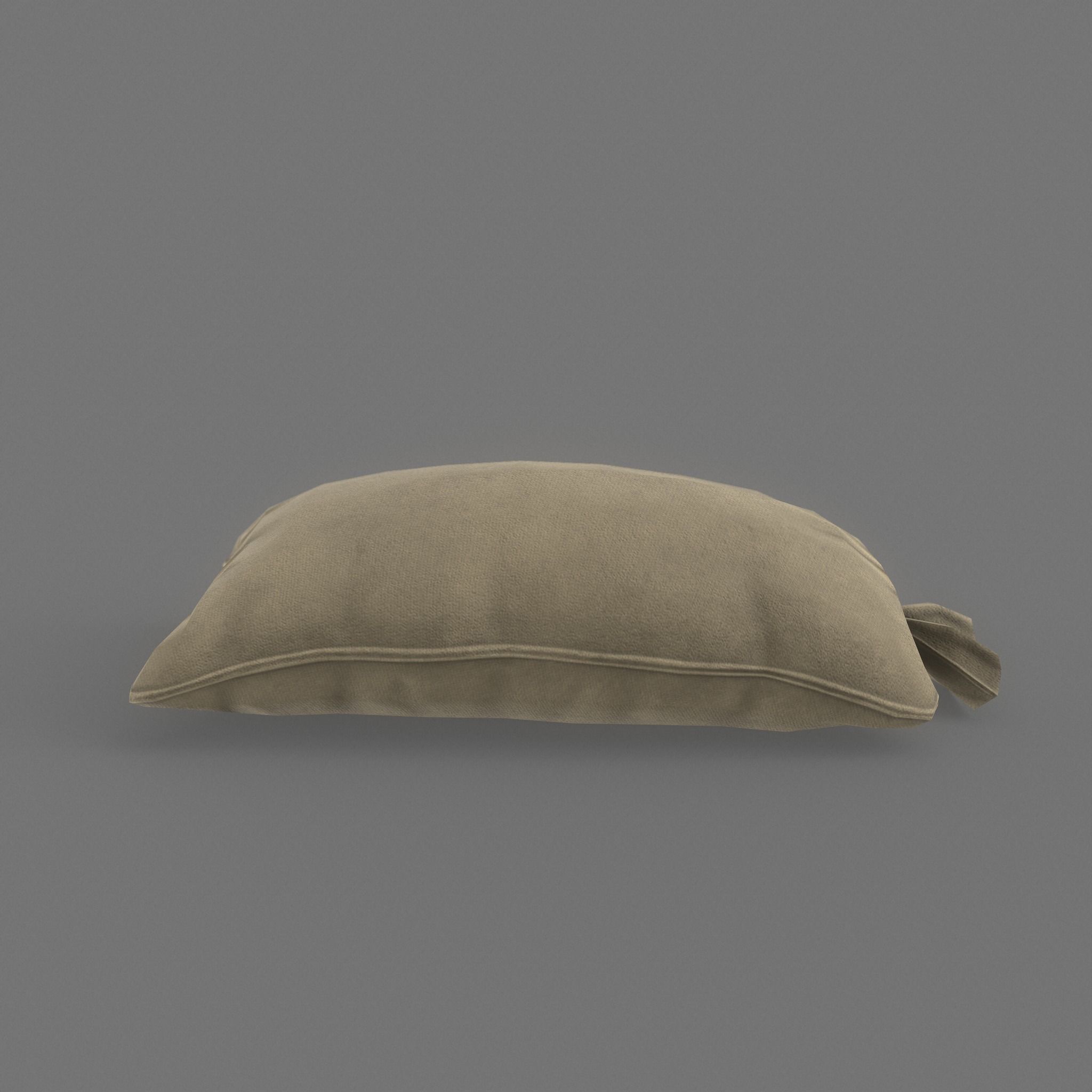 Sandbag Low Poly Low-poly 3D model_2