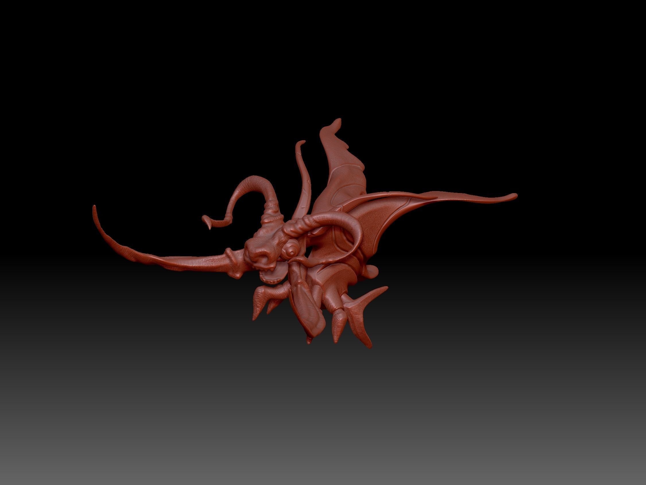 Monster insect 3D print model_10