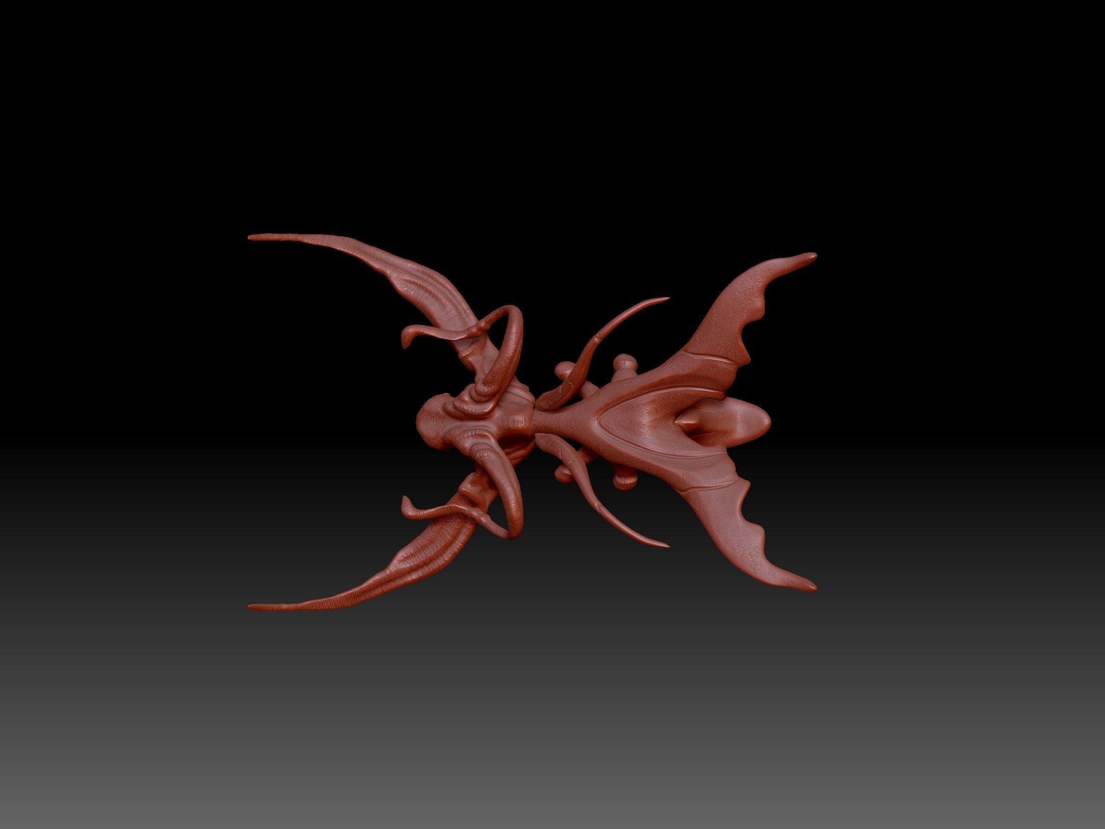 Monster insect 3D print model_7