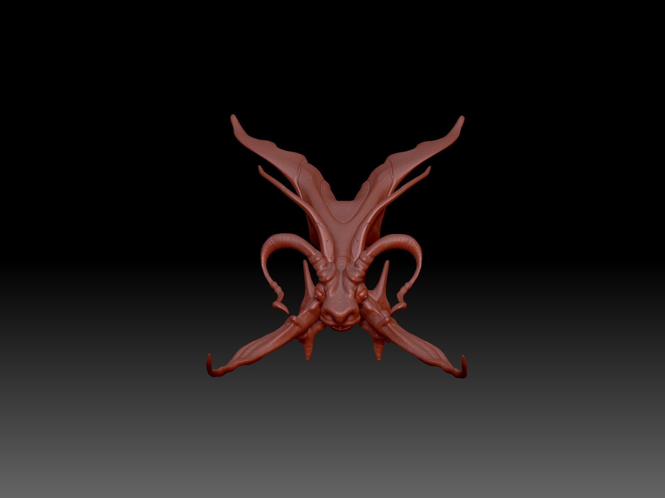 Monster insect 3D print model_11