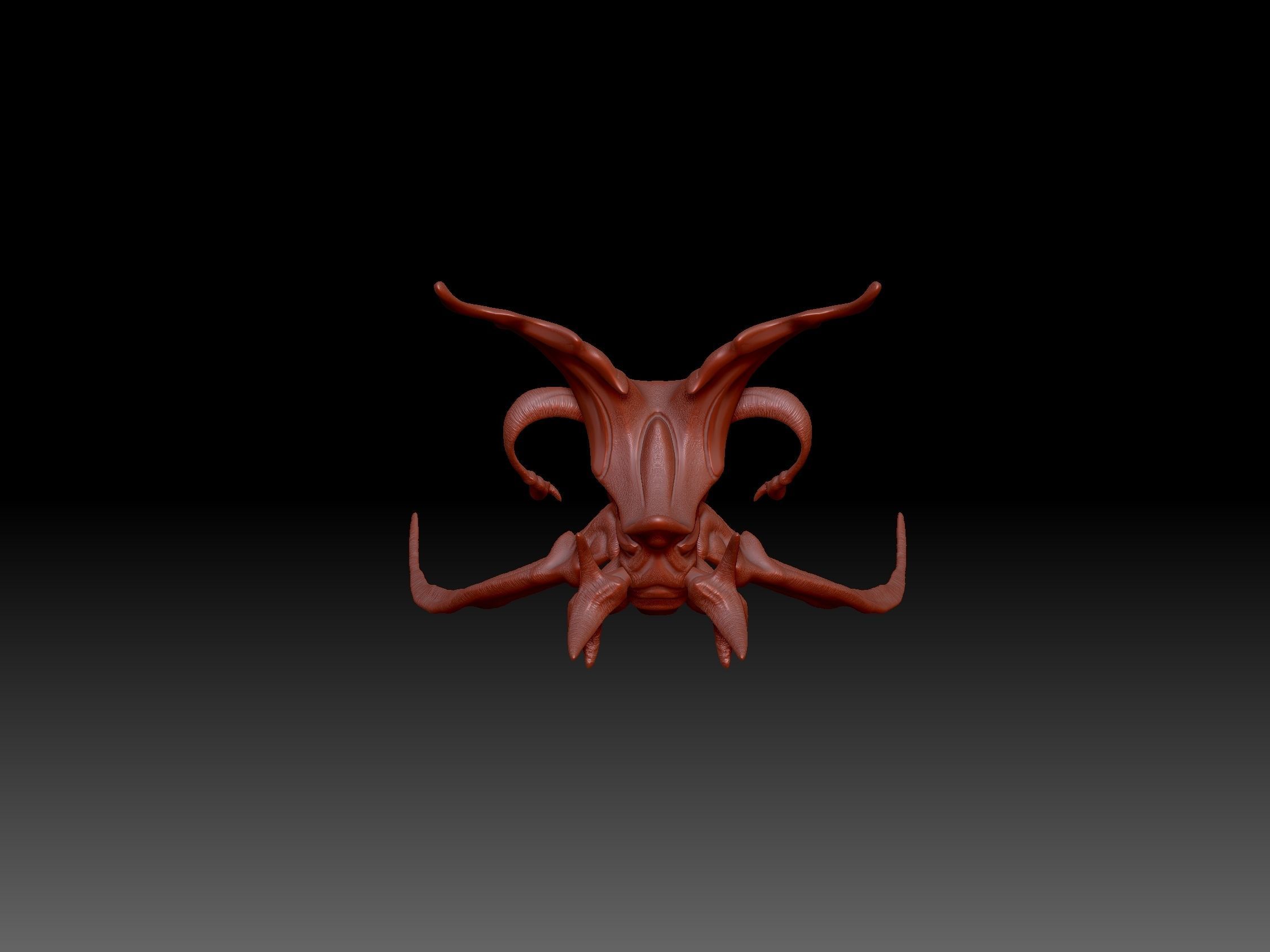 Monster insect 3D print model_9